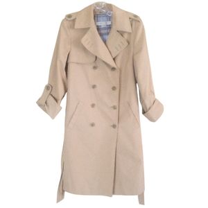 !SOLD! Larry Levine Double Breasted Trench Coat
